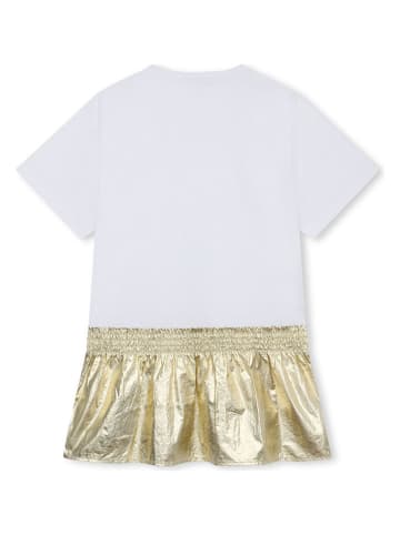 DKNY Blousejurk wit/goudkleurig