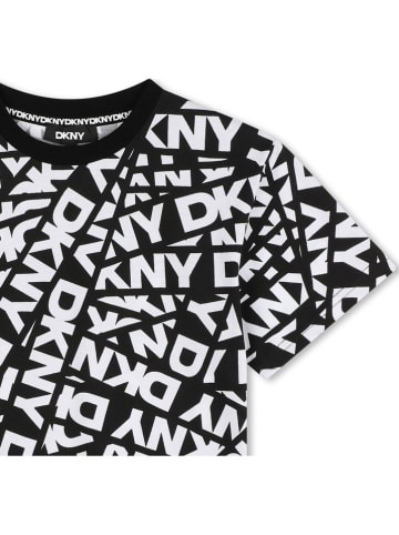 DKNY Shirt zwart/wit