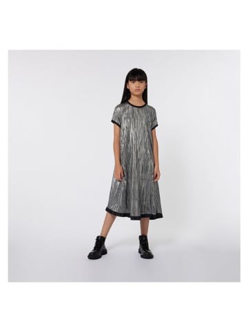 DKNY Jurk zilverkleurig/zwart