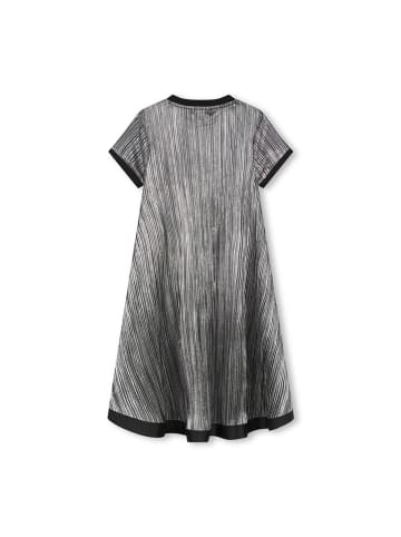 DKNY Kleid in Silber/ Schwarz