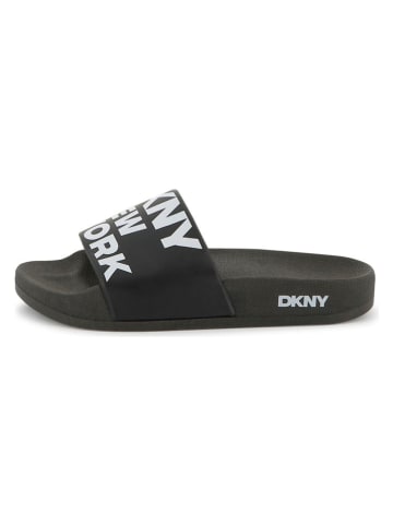 DKNY Klapki w kolorze czarnym