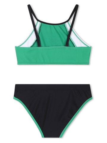 DKNY Bikini w kolorze zielono-czarnym