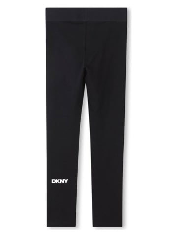 DKNY Legginsy w kolorze czarnym