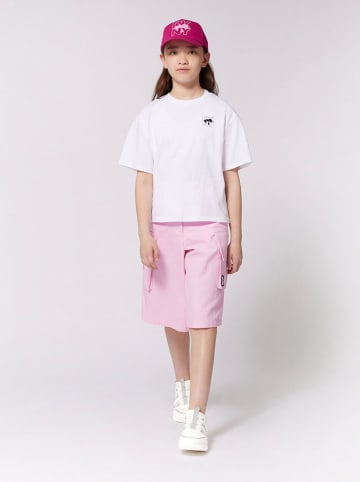 DKNY Bojówki w kolorze jasnoróżowym