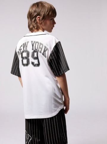 DKNY Koszula w kolorze biało-czarnym