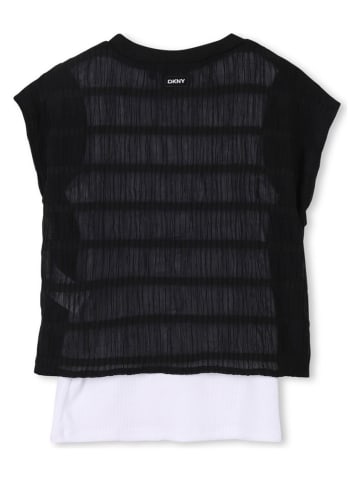 DKNY 2tlg. Outfit in Weiß/ Schwarz