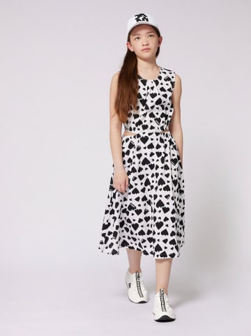 DKNY Sukienka w kolorze biało-czarnym