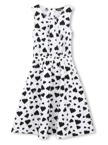 DKNY Sukienka w kolorze biało-czarnym