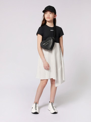 DKNY Sukienka w kolorze czarno-białym