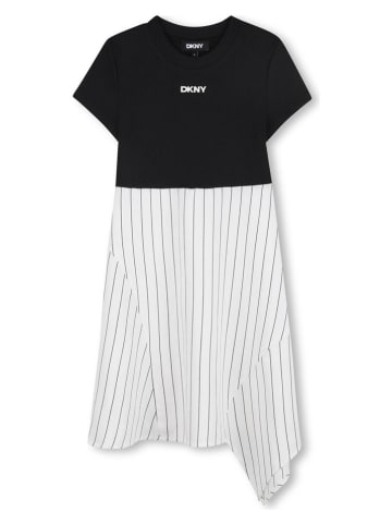 DKNY Jurk zwart/wit
