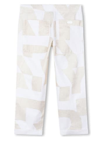 DKNY Hose in Weiß/ Gold
