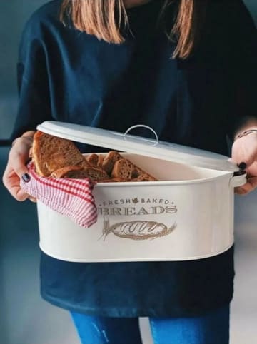 Hermia Broodtrommel wit - (B)32 x (H)13 cm