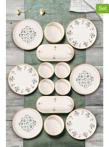 Hermia 14tlg. Frühstücks-Set in Creme/ Bunt