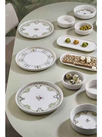 Hermia 14-delige ontbijtset wit/beige