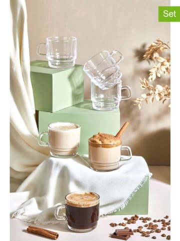 Hermia 6er-Set: Kaffeetassen - 210 ml