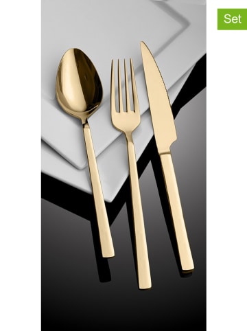 Hermia 36tlg. Besteck-Set in Gold