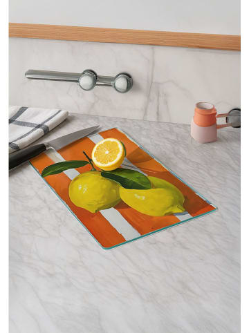 Hermia Deska w kolorze pomarańczowo-żółtym do krojenia - 30 x 20 cm