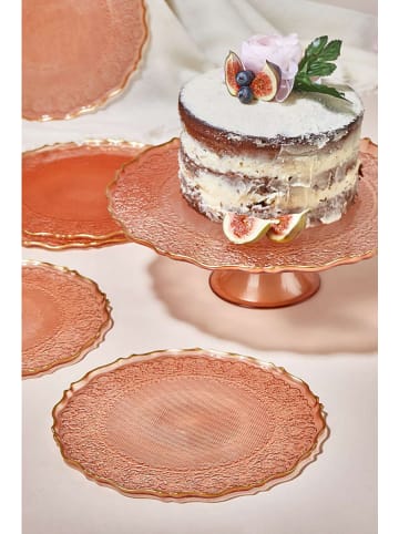 Hermia 7-delige set: dessertborden lichtroze