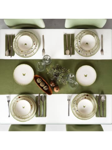 Hermia 16-delig combiservies wit/groen/geel