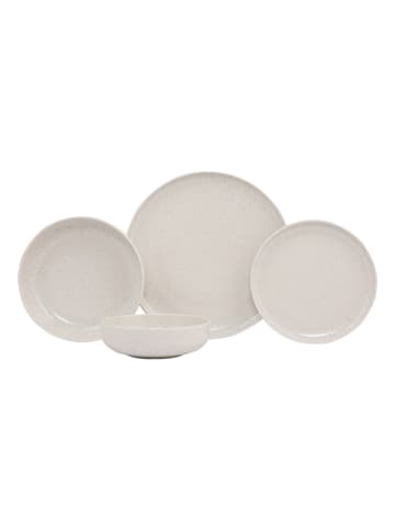 Hermia 16-częściowy zestaw w kolorze kremowym