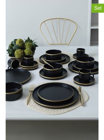 Hermia 16-delige ontbijtset zwart