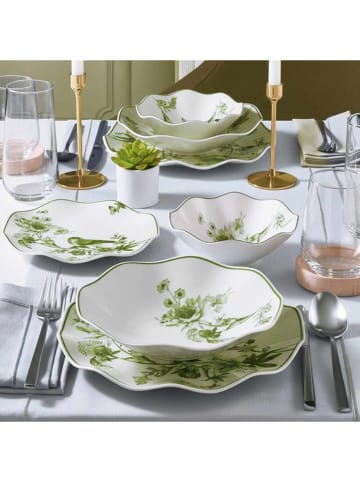 Hermia 24tlg. Kombiservice in Weiß/ Grün