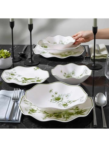 Hermia 24tlg. Kombiservice in Weiß/ Grün