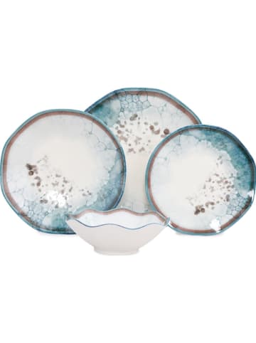 Hermia 24-częściowy zestaw w kolorze niebiesko-szarym