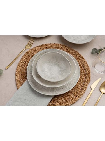 Hermia 24tlg. Kombiservice in Creme/ Grau