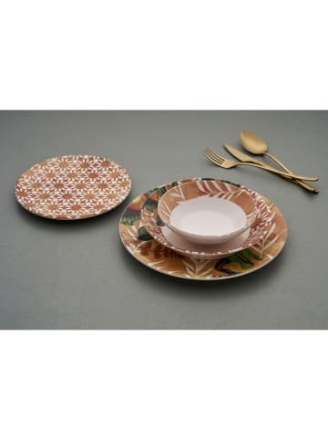 Hermia 24-delig combiservies geel/groen