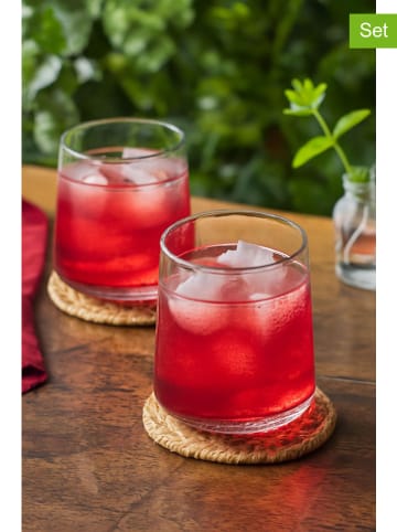 Hermia 3-delige set: glazen - (H)8,4 x Ø 6,6 cm