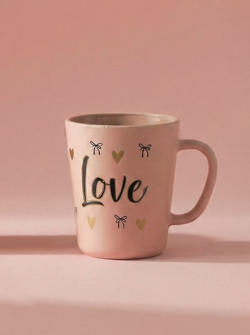 Hermia 2er-Set: Tassen in Rosa - 380 ml