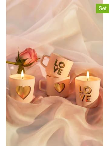 Hermia 4-częściowy zestaw w kolorze złoto-kremowym