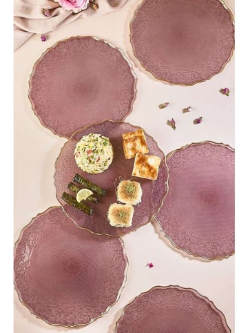 Hermia Podtalerze (6 szt.) w kolorze jasnoróżowym - Ø 28 cm