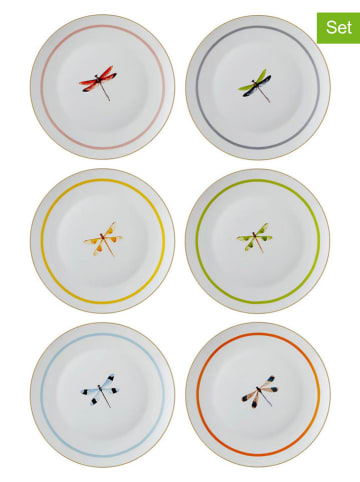 Hermia 5-delige set: Serveerbord meerkleurig - Ø 27 cm