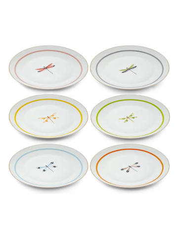 Hermia 6er-Set: Servierteller in Bunt - Ø 27 cm