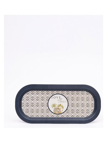 Hermia Dienblad blauw - (L)16 x (B)35 cm