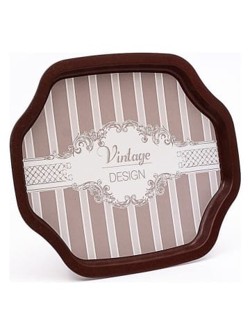 Hermia Dienblad bruin/beige - (L)27,8 x (B)33,2 cm