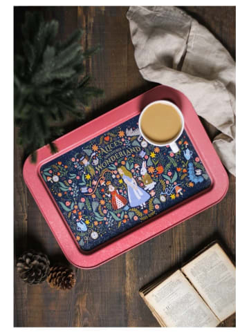 Hermia Dienblad roze/donkerblauw - (L)31 x (B)43 cm