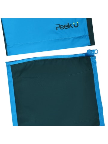 Peek U Afritstrekkingbroek "Terra" blauw/groen