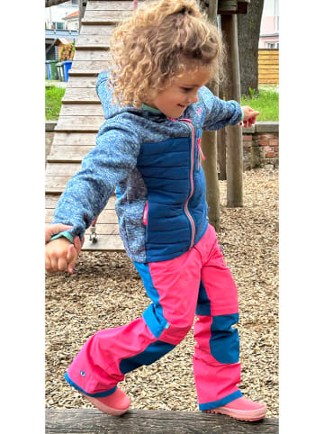 Peek U Afritstrekkingbroek "Terra" lichtroze/blauw