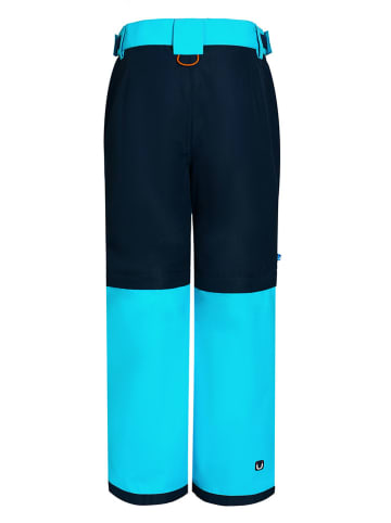 Peek U Afritstrekkingbroek "Terra" turquoise/donkerblauw