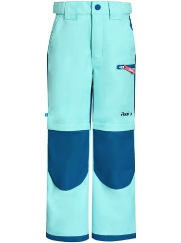 Peek U Afritstrekkingbroek "Terra" turquoise/donkerblauw