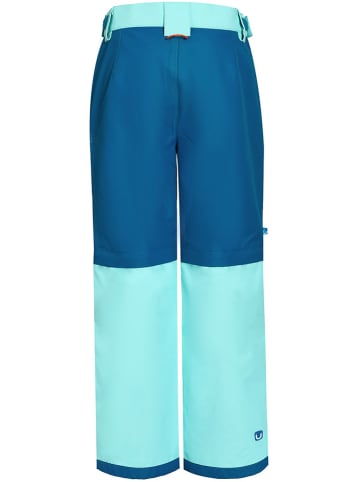 Peek U Afritstrekkingbroek "Terra" turquoise/donkerblauw