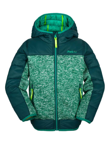 Peek U Kurtka hybrydowa "Lynx" w kolorze zielonym