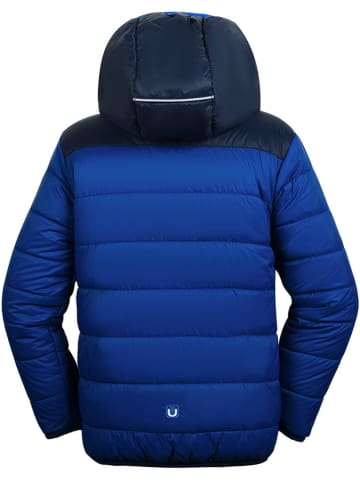 Peek U Ganzjahres-Steppjacke "Baz" in Blau/ Weiß