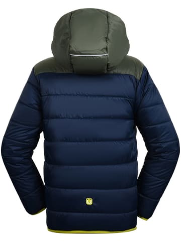 Peek U All-season doorgestikte jas "Baz" donkerblauw/kaki/wit