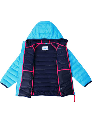 Peek U All-season doorgestikte jas "Oceana" turquoise