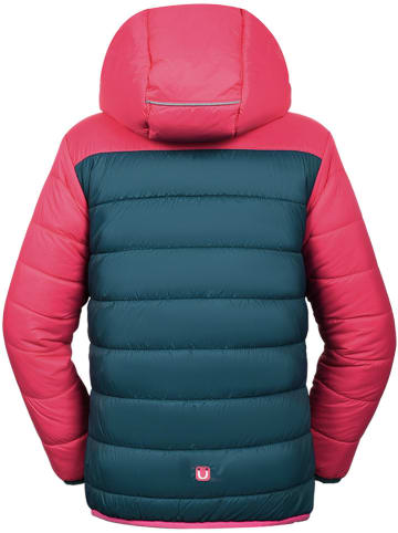 Peek U All-season doorgestikte jas "Prim" roze/turquoise