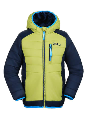 Peek U Ganzjahres-Steppjacke "Caspian"  in Gelb/ Dunkelblau